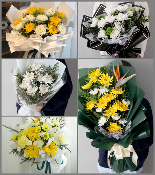 广东湛江市廉江市石岭镇塘雷村白事花束代送